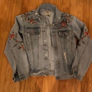 Oversized denim jacket